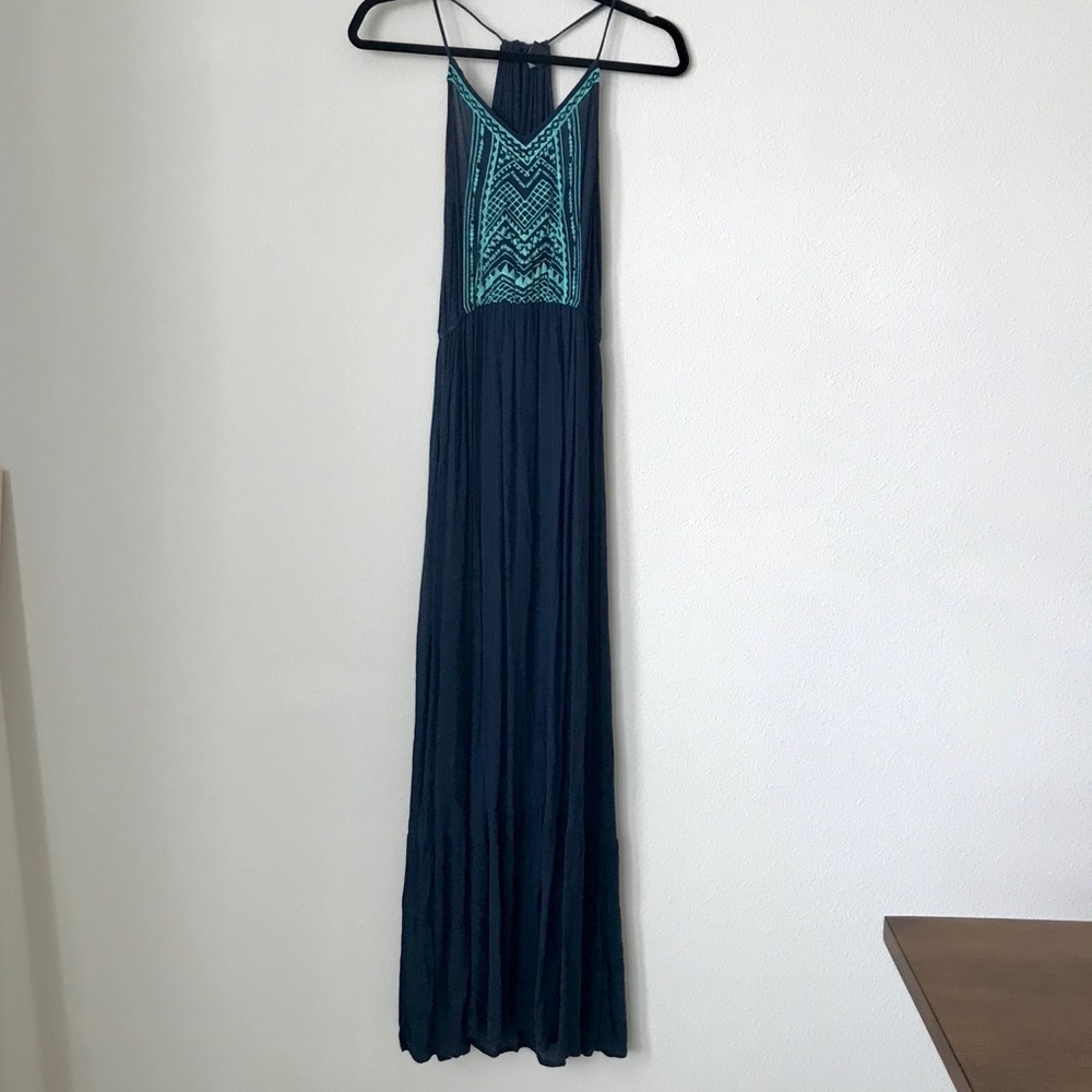 Navy Blue Maxi Dress